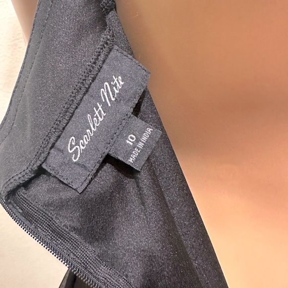 EUC Sleeveless Dress Lace at Front & Back,Black,Size 10 - Picture 13 of 13